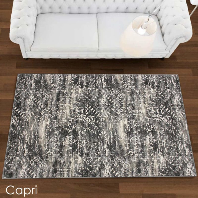 Kane Carpet Emphatic Plush Indoor Area Rug Ibiza Collection Capri room scene