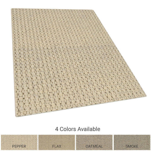 Elm Natural Wool Area Rug Collection