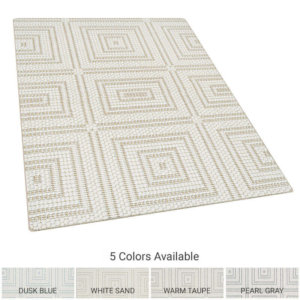 Grafton Square Square Pattern Indoor Area Rug Collection