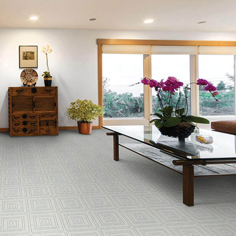 Grafton Square Square Pattern Indoor Area Rug Collection - Room