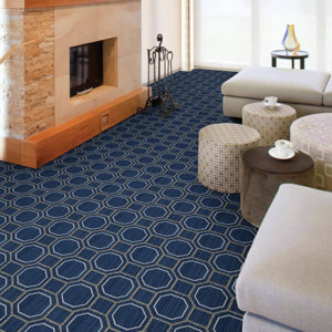 Peyton Octagon Pattern Indoor Area Rug Collection - Room