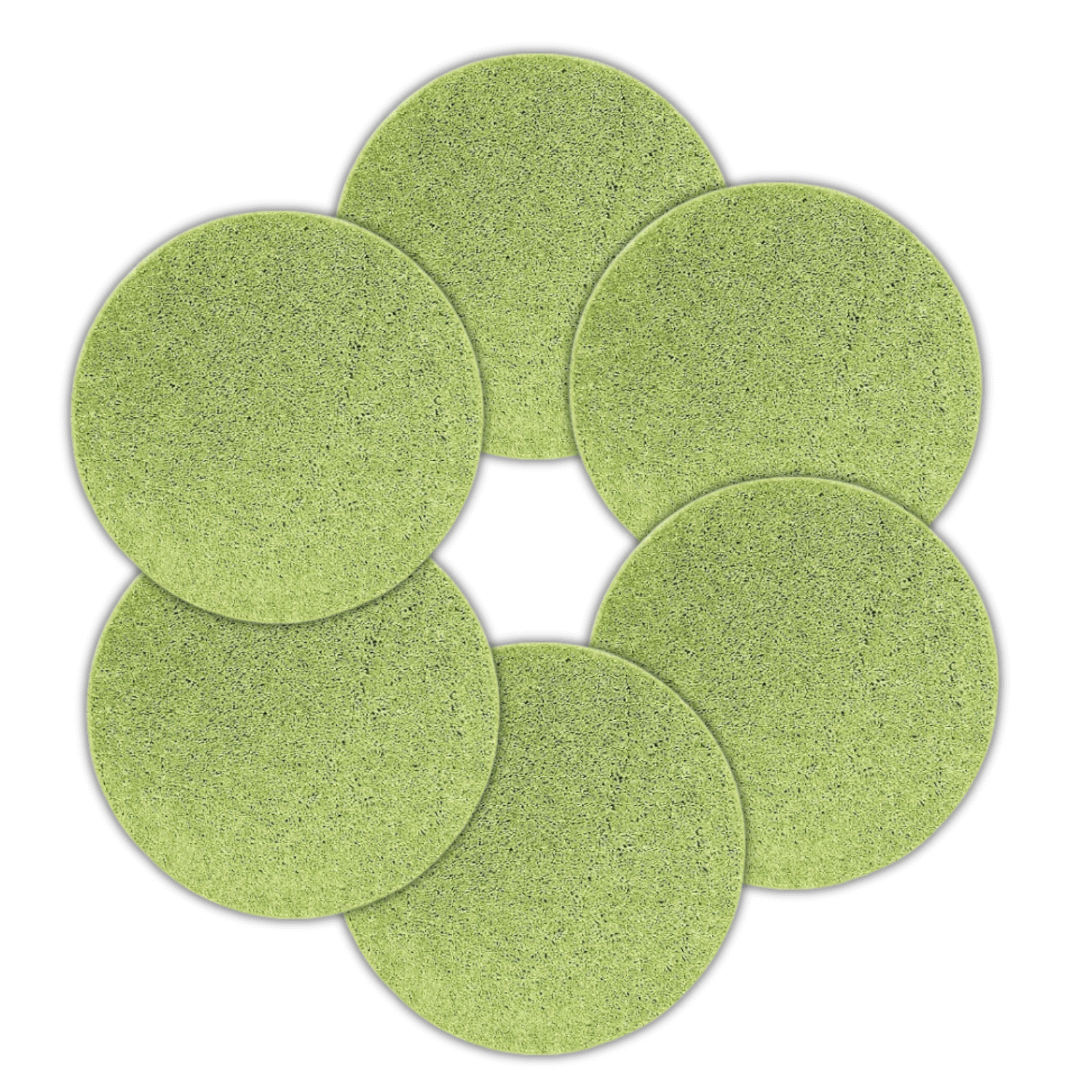 Carpet PAINT quarter circle G4774 - Animals green/cream - Carpets