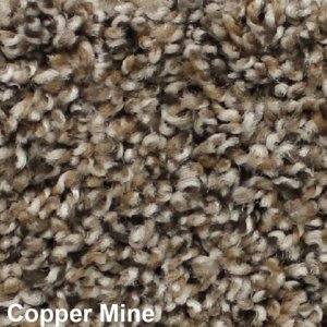 West Brow Indoor Frieze Area Rug Collection Copper Mine