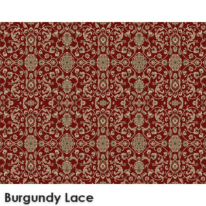 Regalia Traditional Woven Radiance Collection Burgundy Lace
