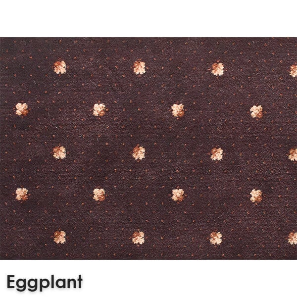 Lucerne Dot Woven Classics Collection Eggplant