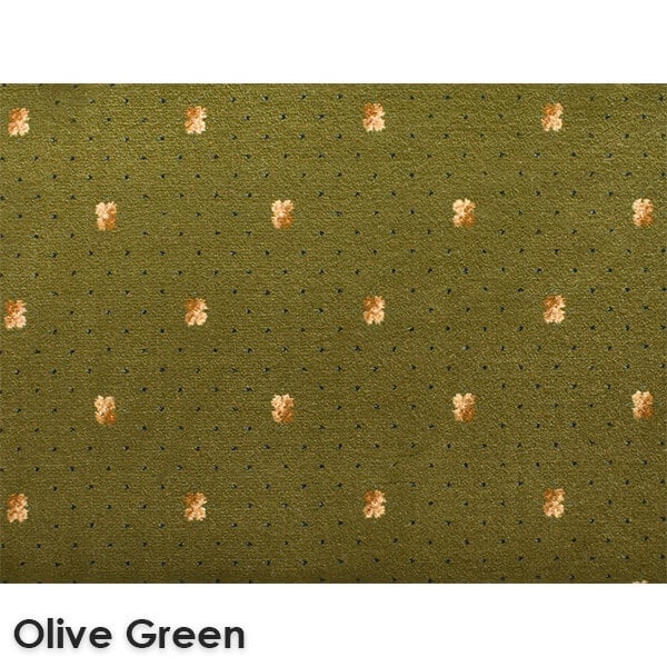 Lucerne Dot Woven Classics Collection Olive Green