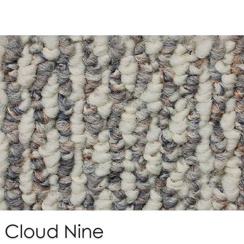 Starlight Level Berber Loop Indoor Area Rug Carpet Collection Cloud Nine