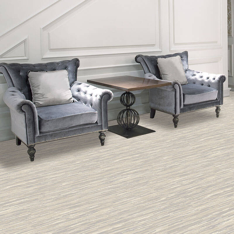 Unparalelled Lineal Pattern Area Rug Upscale Luxury Collection - Room