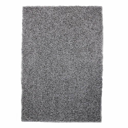 Lazy Day Grey Twisted Frieze Area Rug Carpet Top