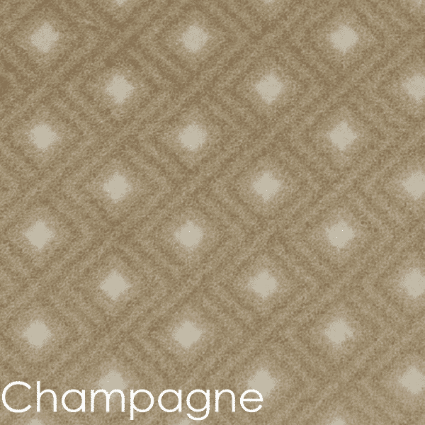 Diamante DOG ASSIST Carpet Stair Treads Champagne