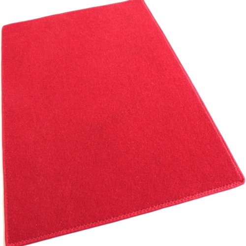 Bright Red Indoor-Outdoor Durable & Soft Carpet Area Rug