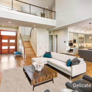 Insightful Journey Collection Delicate Cream Area Rug