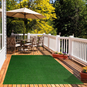 Pasture Economical Grass Turf | Indoor-Outdoor Area Rug Carpet - great accessories for Decks