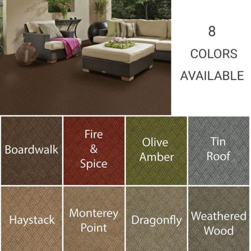 Dreamweaver Indoor-Outdoor Area Rug Carpet - 8 Colors Available