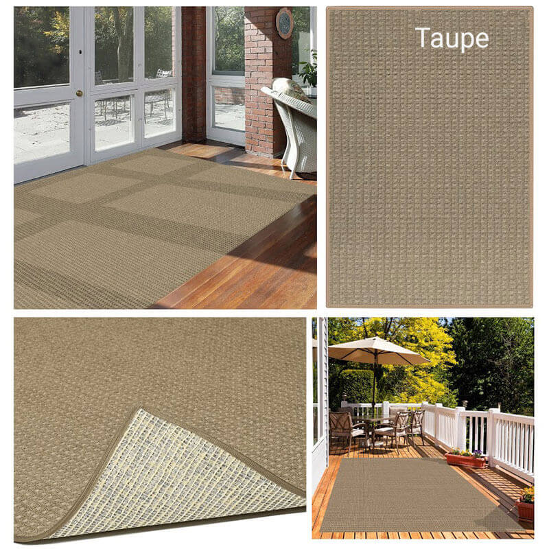 Foundation Indoor - Outdoor Area Rugs - Taupe Room