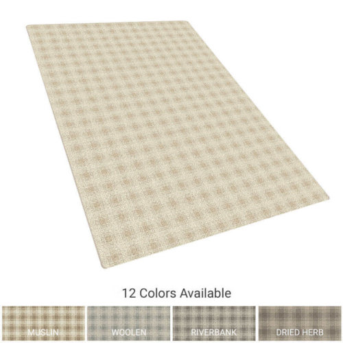 Black Tweed Added Benefits 2.5'x13' Milliken Carpet – Herrington Plaids Made-to-Order Custom Area Rugs & Runners for Active Households 100% Stainmaster Nylon Long Lasting Durability 