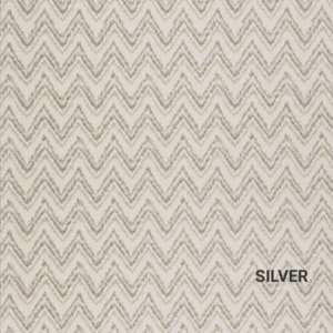 Silver Milliken Vibrato Rug