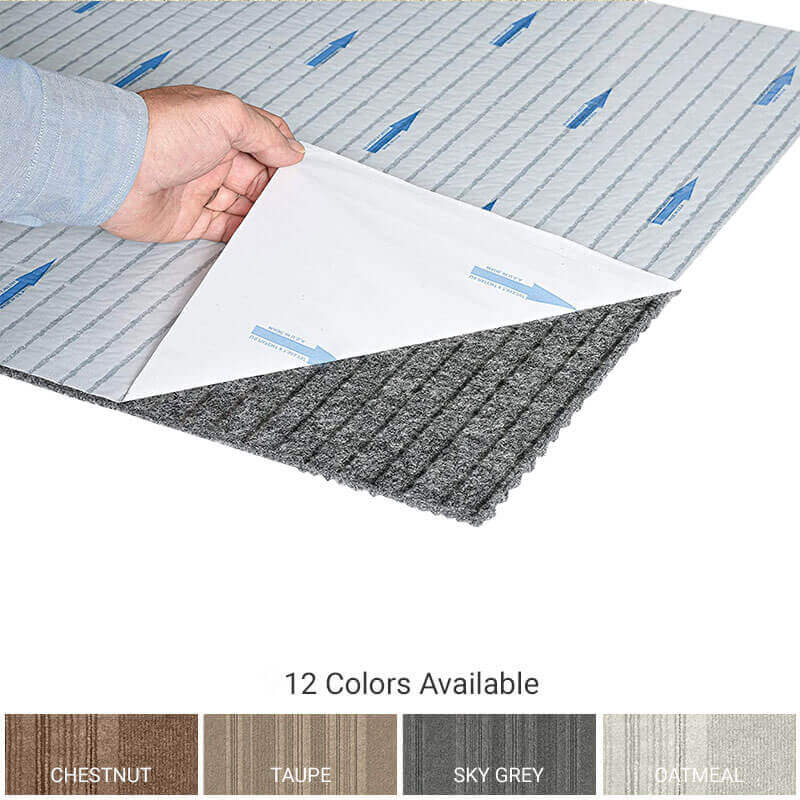 Courture Peel and Stick Indoor Outdoor Carpet Tile