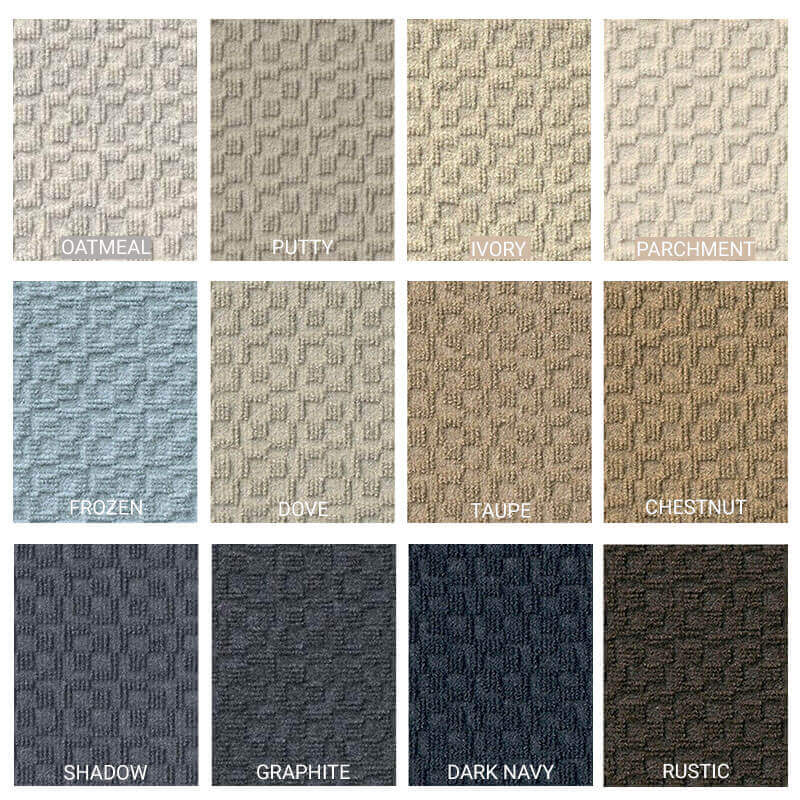 Cityscape Peel and Stick Indoor Outdoor Carpet Tile - 12 colors available