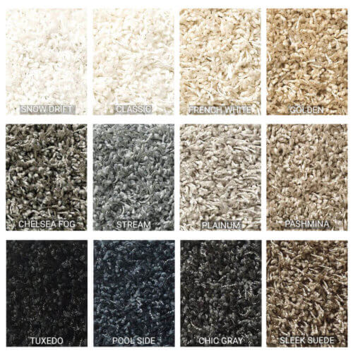 Serenade Thick Shag Indoor Area Rug Collection - 12 Colors Available