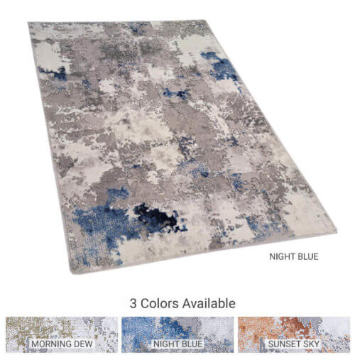 Amalfi Modern Marble Pattern Indoor Area Rug Collection