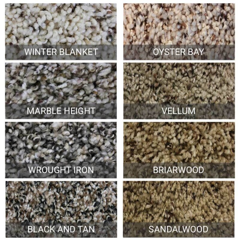 Toast Of The Town Plush Frieze Area Rug Collection | 1/2" Thick, Multiple Colors | Custom Sizes & Shapes Available