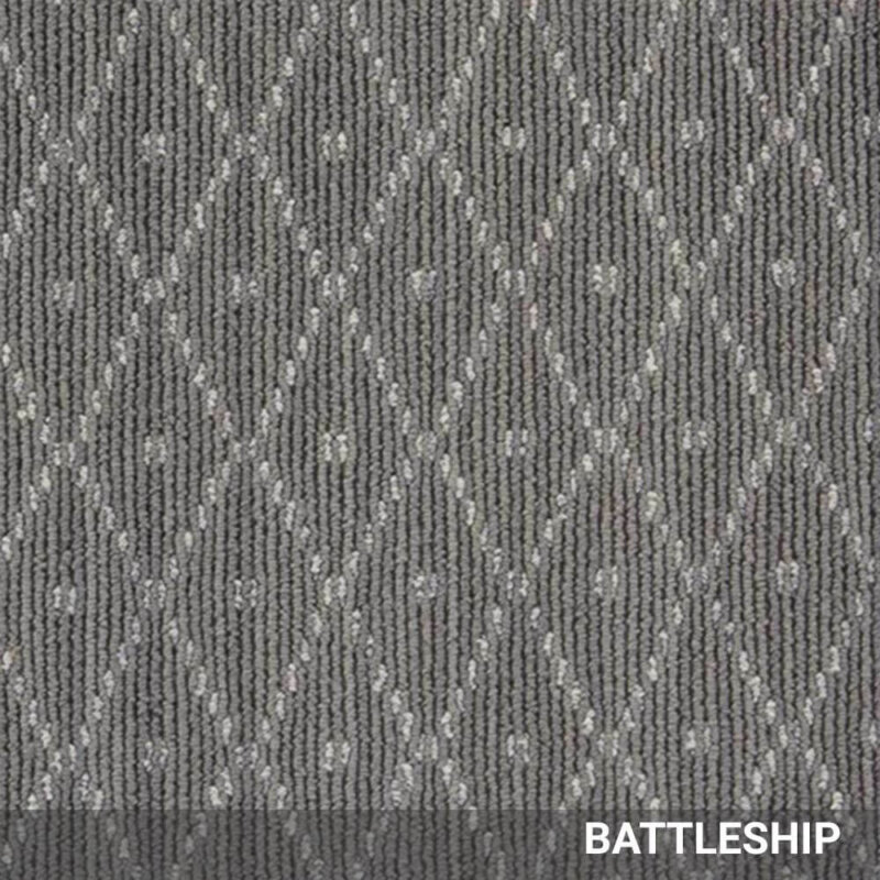 Battleship Paragon Wool Area Rug
